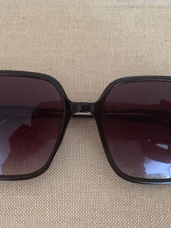 GLCO Garrett Leight Agnes Sunglasses in Black Gradient main image 5